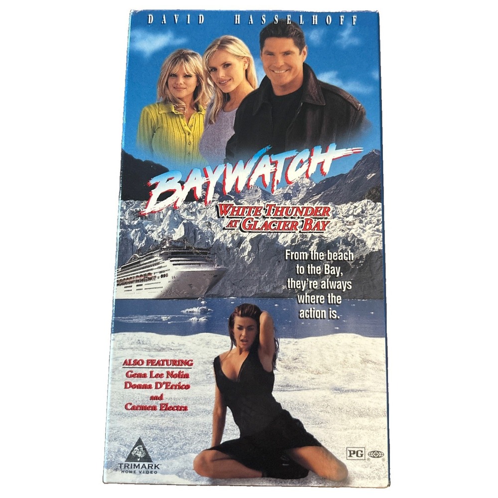 Baywatch - White Thunder at Glacier Bay (VHS, 1998) David Hasselhoff, Rare